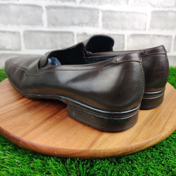 To Boot New York Adam Derrick Dark Brown Penny Loafers Leather Italy Men’s 9.5 main image 11